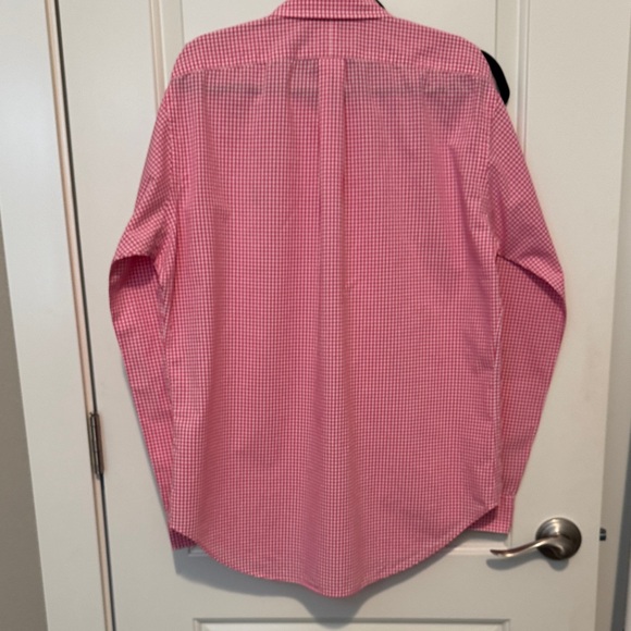 Ralph Lauren Blue Label Pink Gingham Shirt, size Medium, Valentine’s Day - Picture 3 of 9